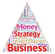 Business &amp; finance related word cloud background N16