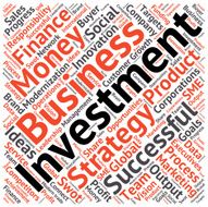 Business &amp; finance related word cloud background N21