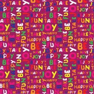 decorative seamless pattern with words N3