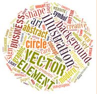 Colourful Circle Word Cloud