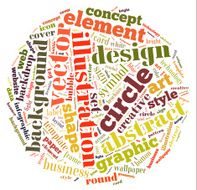 Colourful Circle Word Cloud N2
