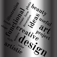 Design silver background