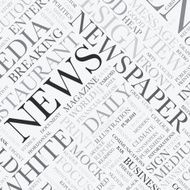 News word tag cloud vector texture background