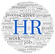Human resources concept in tag cloud N2