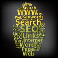 Text cloud Seo wordcloud Tag concept Vector illustration N2