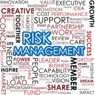 Risk management word cloud