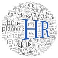 Human resources concept in tag cloud N7