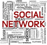 Social network in tag cloud N2