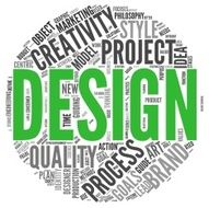 Design concept in word tag cloud N2