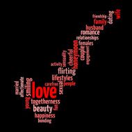 love concept word tag cloud N2