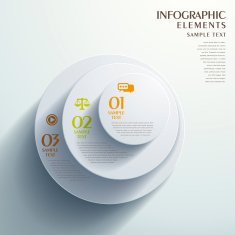 abstract pie chart infographics N31