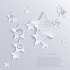 Vector star background design Eps10 N12