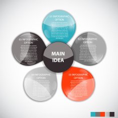 Infographic Templates for Business Vector Illustration N2034