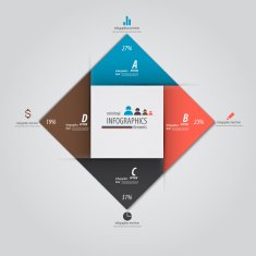 Minimal infographics design Vector N30