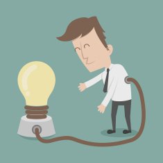 businessman get idea N8