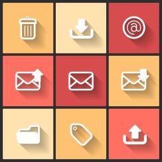 Vector design flat icons N13