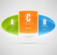 Abstract Paper infografics design N48