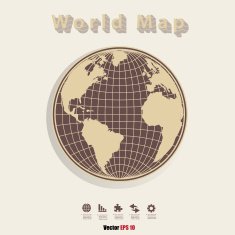 World Map Graphics Design N2