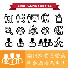 Line icons set 12 N2