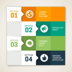 Color Options Design Infographic Template N2