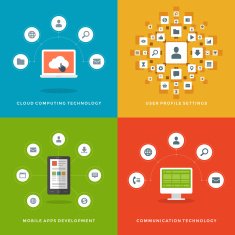 Business flat design vector illustrations N2