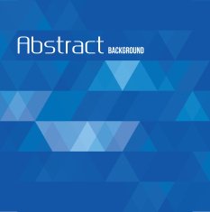 Blue triangles abstract background