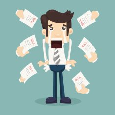 Businessman no money