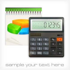 Calculator & notepad diagram