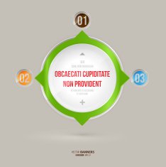 Abstract Paper infografics design N50