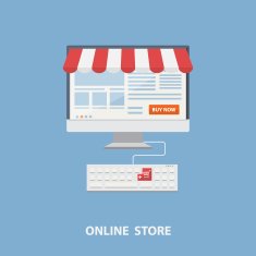 Vector flat design shopping concept N3