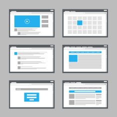 web site page templates collection N3