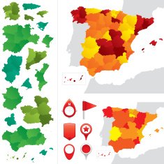 Provinces and communities of Spain N2