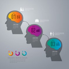 Infographics vector design template N498