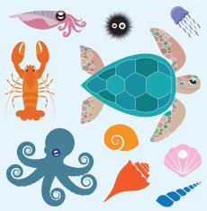 Sea vector set N4