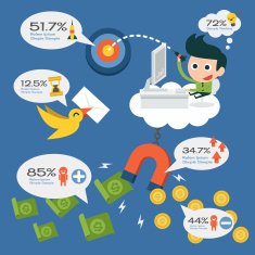 salary man infographics
