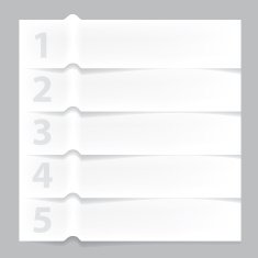 paper infographic banner vector N3