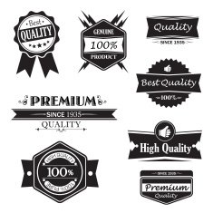 vintage labels N14