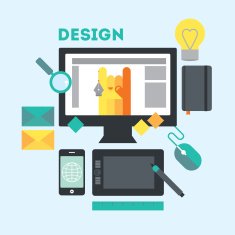 Designer's workspace and stuff