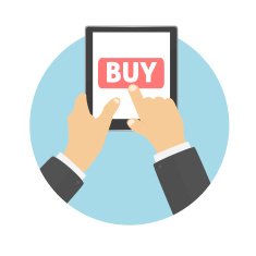 Business concept smartphone with hand