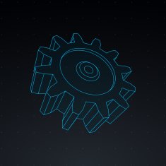 Cogs in HUD Interface N2