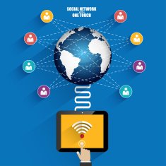 Social Network Vector Concept N2