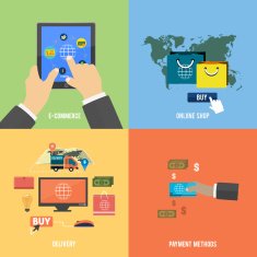 Icons for e-commerce delivery online shopoing N5