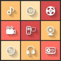 Vector design flat icons N20
