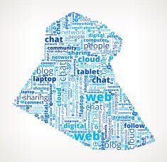 Iraq Technology and Internet Word Cloud