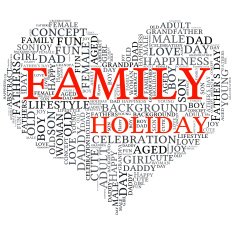 Father's day info-text graphics and arrangement concept (word c