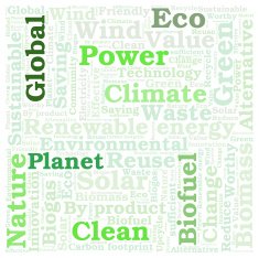 Ecology Earth concept word collage N2