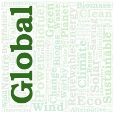 Ecology Earth concept word collage N3