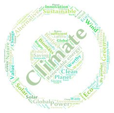 Ecology Earth concept word collage N25