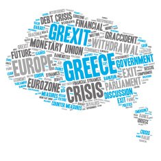 Grexit Word Cloud - About the Greek Crisis Thought Bubble
