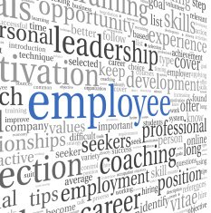 Emplyee concept in word tag cloud N2